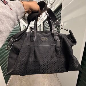 COACH VOYAGE SIGNATURE CABIN DUFFLE BAG LUGGAGE SUITCASE TRAVEL TOTE